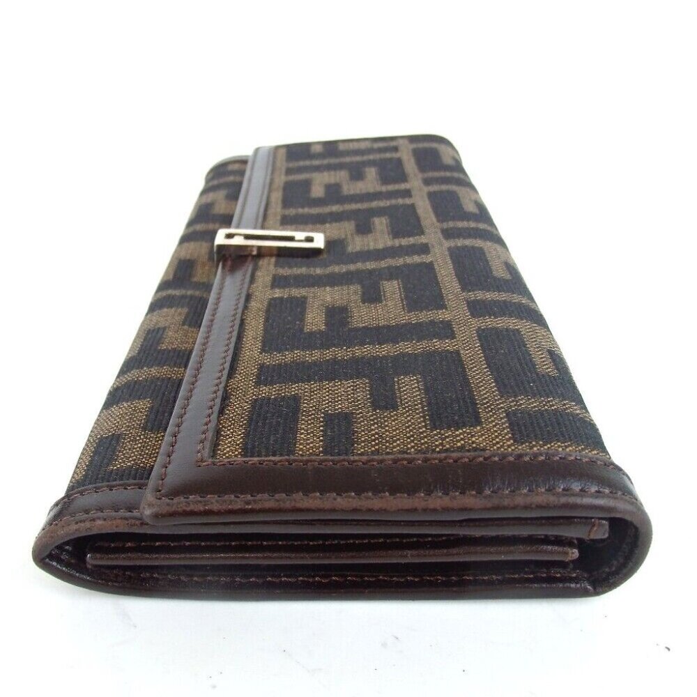 Authentic Fendi Zucca Wallet Canvas - image 4